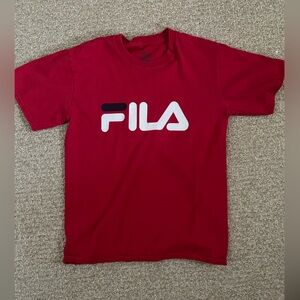 Red FILA Women’s T-Shirt Size L